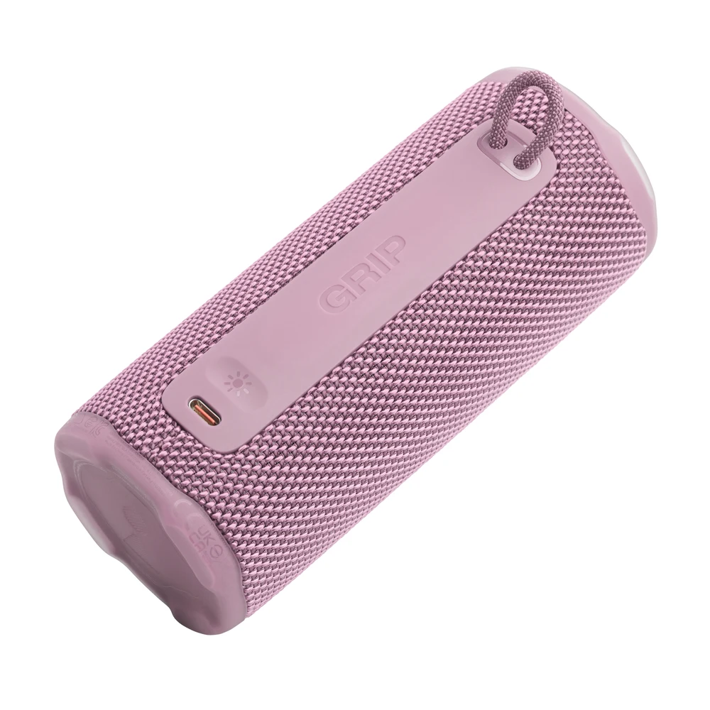 JBL Grip Pink Compact Bluetooth Speaker - 16W, IP68 Waterproof and Dustproof, Adaptive Ambient Light, 14H Battery, Auracast 6 JBL Grip Pink in use