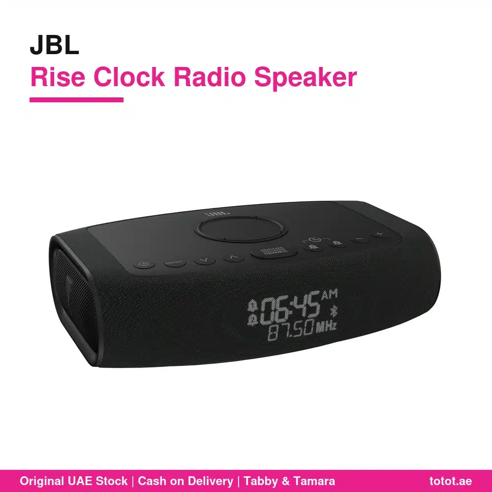 JBL Rise Clock Radio Speaker - official JBL product image JBL Rise Clock Radio Speaker