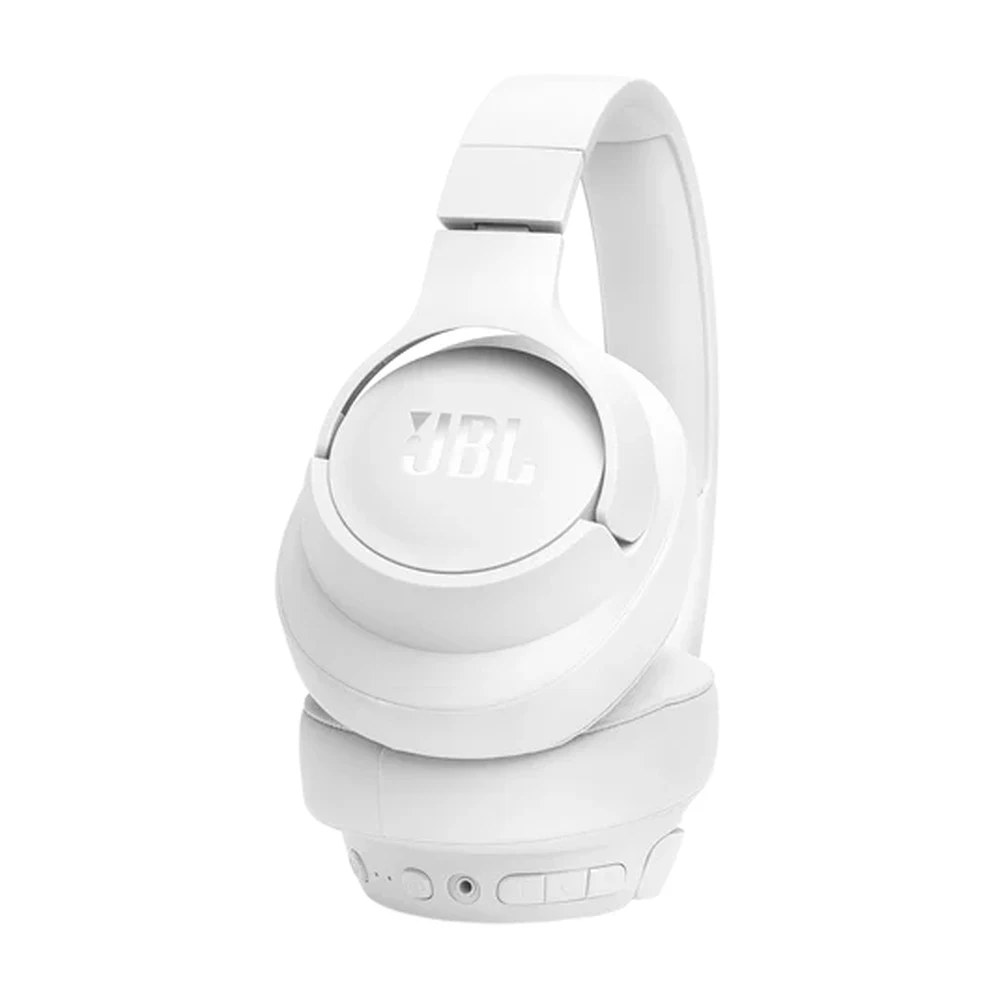 JBL Tune 770NC White – Adaptive Noise Cancelling Over-Ear Headphones, Up to 70H (ANC Off) / 44H (ANC On), Bluetooth 5.3 Multipoint, Detachable Cable 10 JBL Tune 770NC White ear-cup buttons