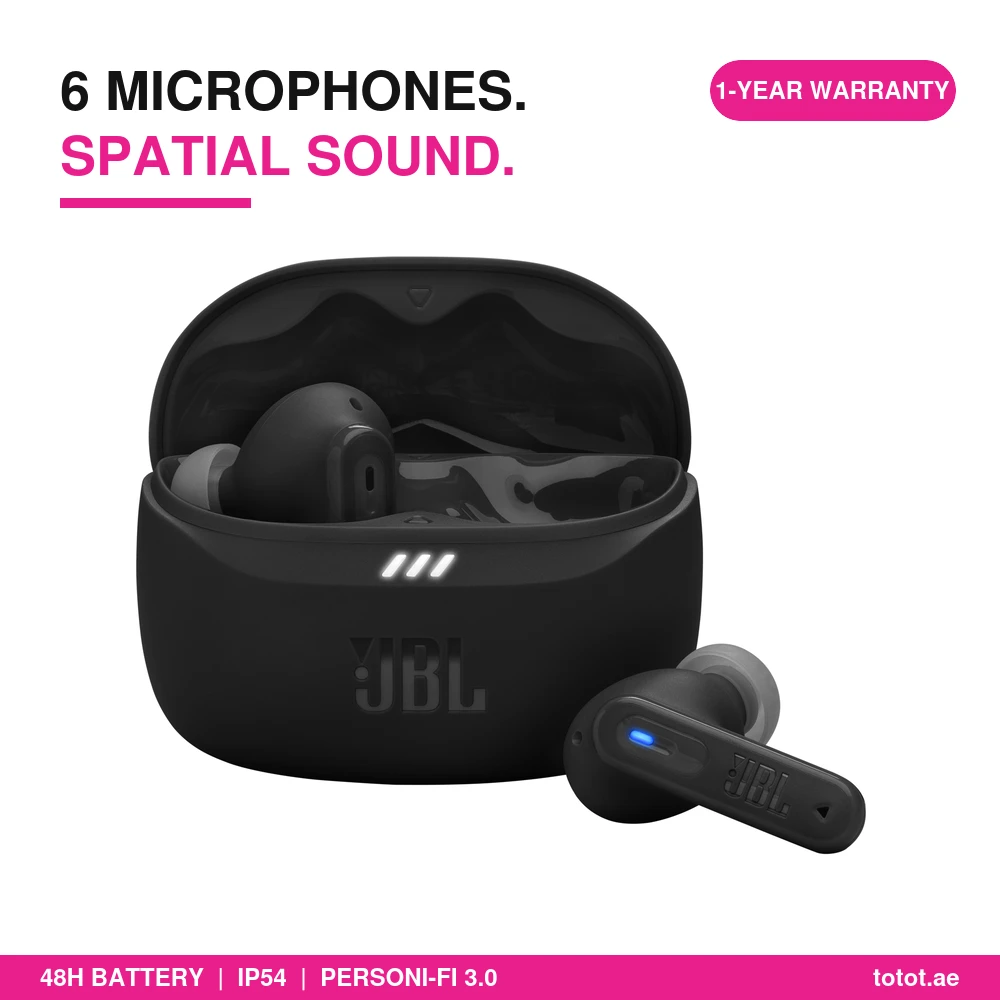 JBL Tune Beam 2 Black - official JBL product image JBL Tune Beam 2 Black