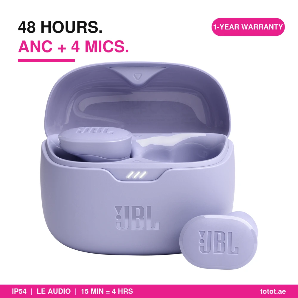 JBL Tune Buds Purple - official JBL product image JBL Tune Buds Purple