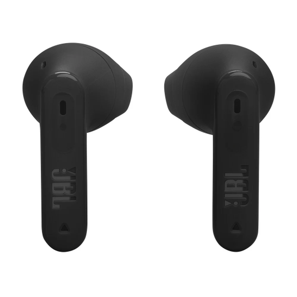 JBL Tune Flex 2 Black – ANC Earbuds With Open and Sealed Tips, 12mm Drivers, 6 Mics, Up to 48H Battery, IP54 Buds 8 JBL Tune Flex 2 Black earbuds front view