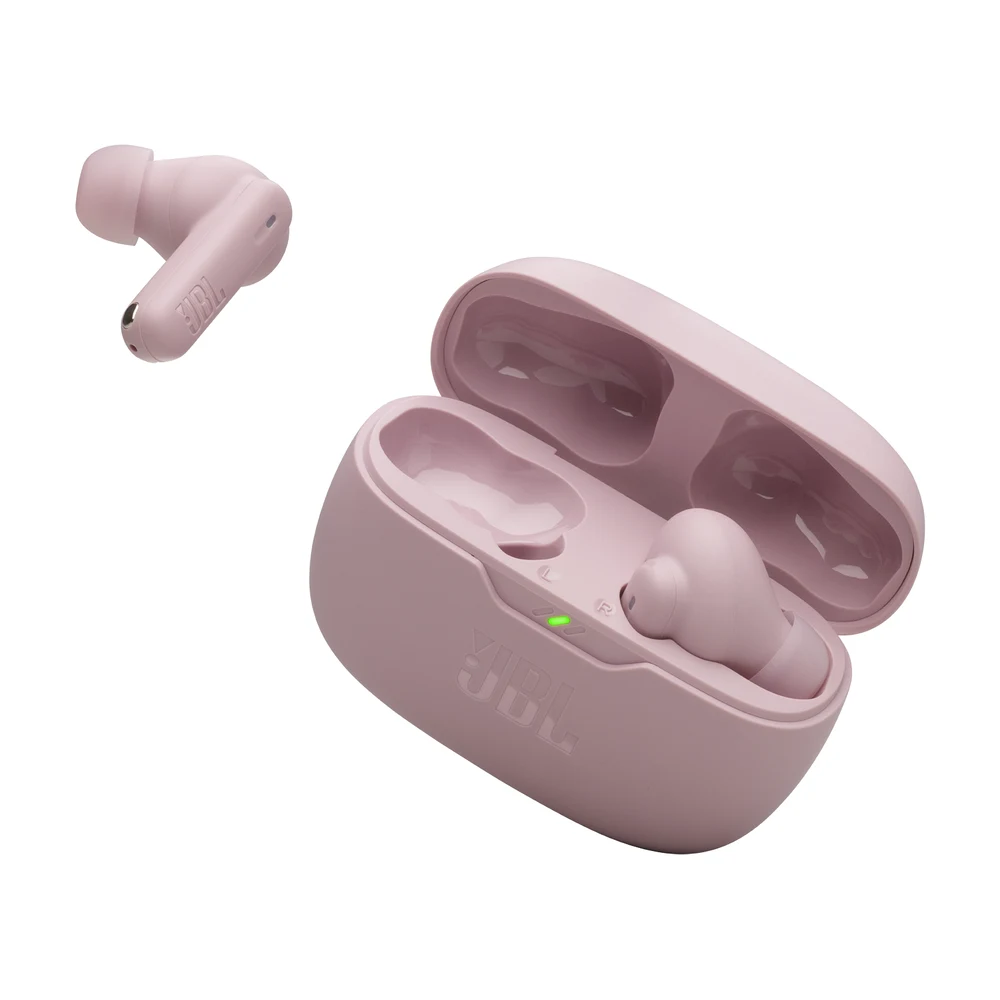 JBL Wave Beam 2 Pink - True Wireless Noise Cancelling Earbuds, 40H Total Battery, 4 Mics, IP54, Bluetooth 5.3, Pure Bass, USB-C 4 JBL Wave Beam 2 Pink - official product image 3