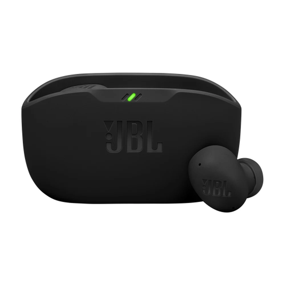 JBL Wave Buds 2 Black – True Wireless ANC Earbuds, 8mm Pure Bass, 4 Mics, Up to 40H Battery, IP54 Buds, Multipoint 7 JBL Wave Buds 2 Black earbuds and charging case