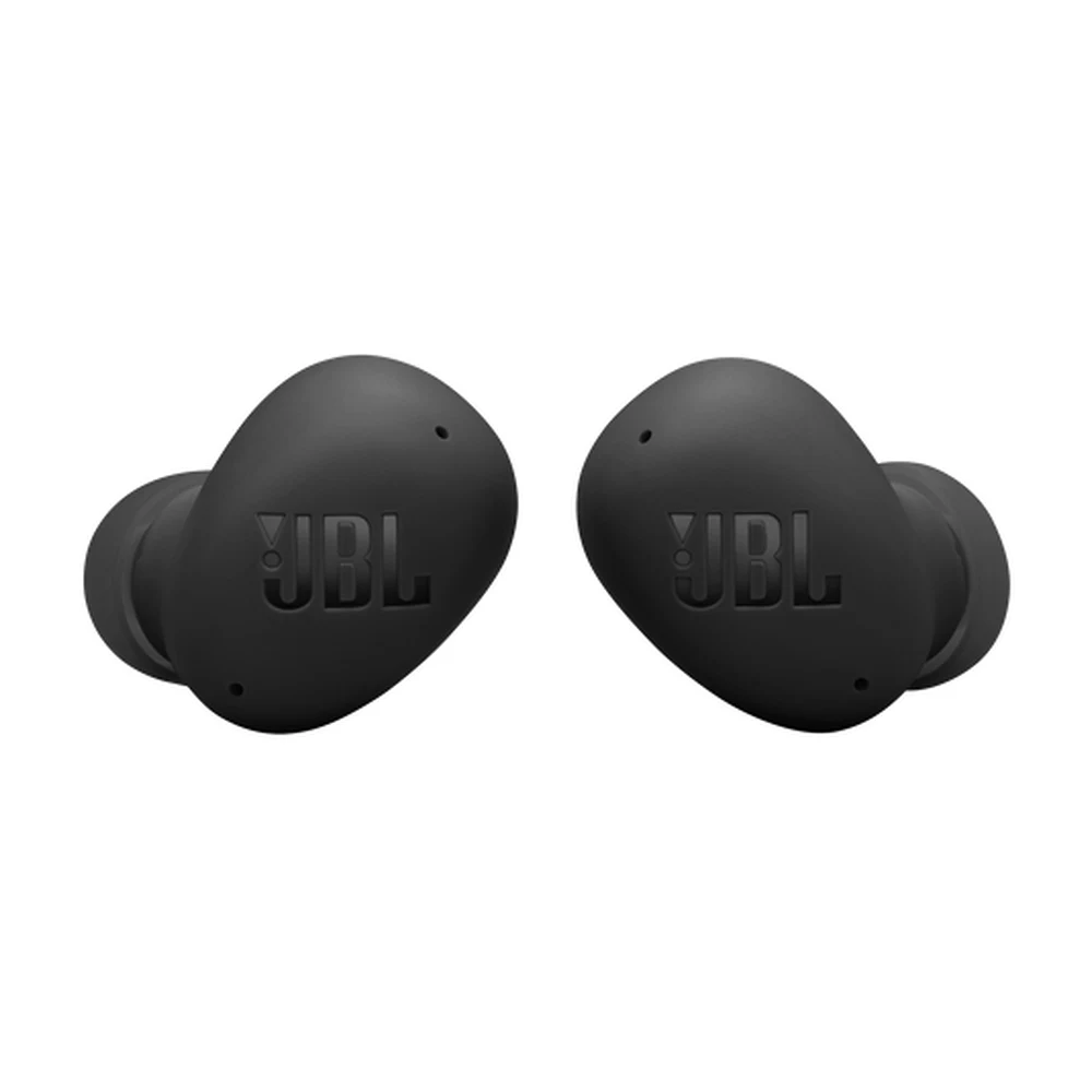 JBL Wave Buds 2 Black – True Wireless ANC Earbuds, 8mm Pure Bass, 4 Mics, Up to 40H Battery, IP54 Buds, Multipoint 8 JBL Wave Buds 2 Black earbuds front view