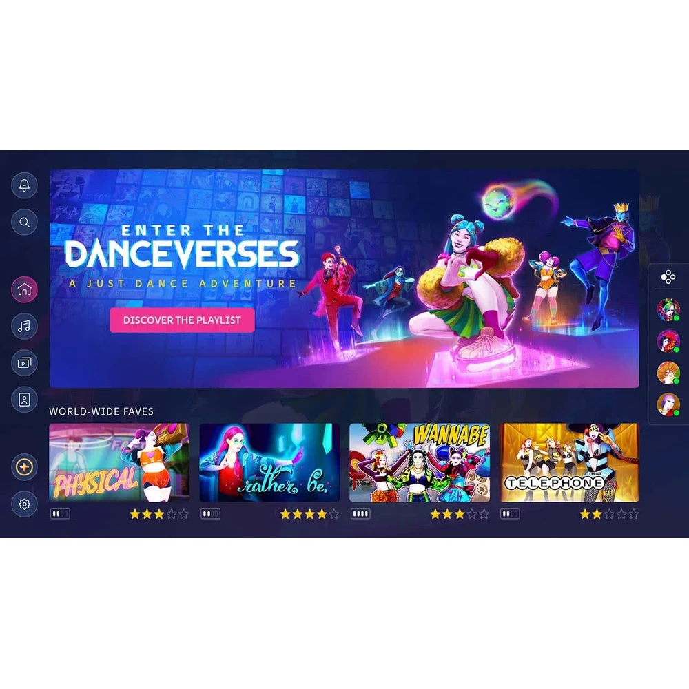 Just Dance 2023 Switch – Code in a Box (No Cartridge), 40 Songs incl. BTS Dynamite, Online Groups up to 6, Personalised Sessions, US Edition 8 Group of dancers on stage in an immersive 3D world