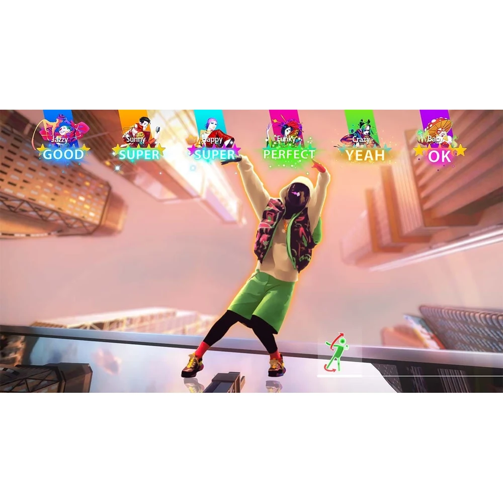 Just Dance 2023 Switch – Code in a Box (No Cartridge), 40 Songs incl. BTS Dynamite, Online Groups up to 6, Personalised Sessions, US Edition 9 Coach performing a choreography in Just Dance 2023