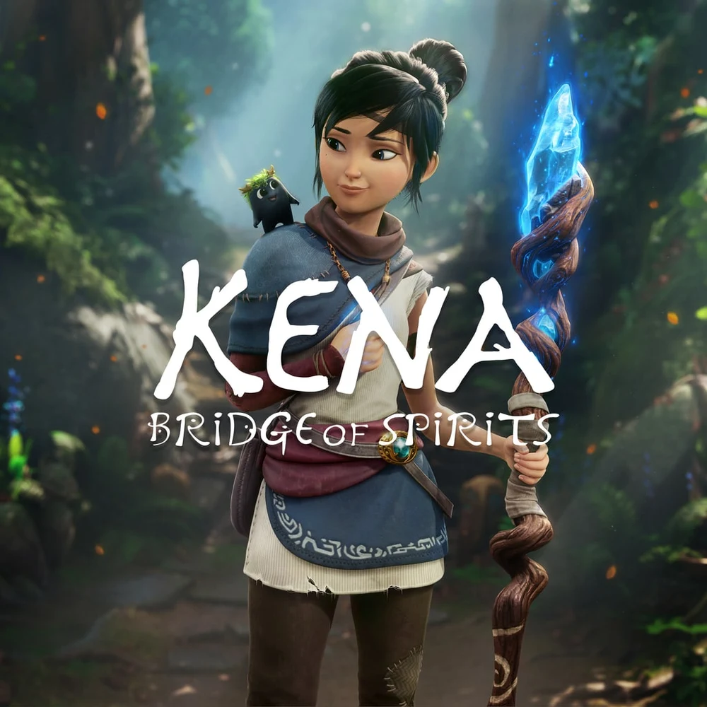 Kena Bridge of Spirits Deluxe Edition PS4 – Spirit Guide Adventure, Rot Companions, Fast Combat, Free Anniversary Update – R1/R2 Disc 7 Kena Bridge of Spirits PS4 in use