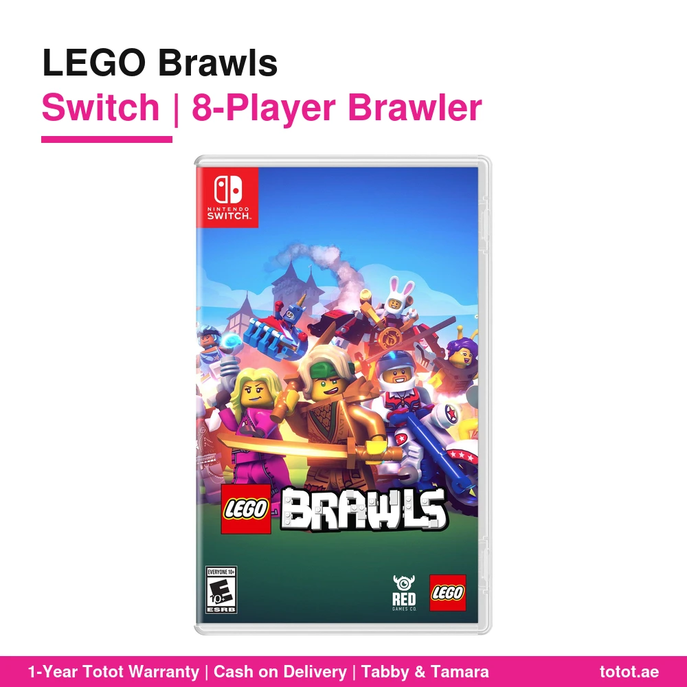 LEGO Brawls Switch – Build Your Own Minifigure Brawler, 1-8 Players, 4v4 Team & Battle Royale Modes, US Cartridge Edition 1 LEGO Brawls Switch