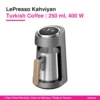 LePresso Turkish Coffee Maker Gray