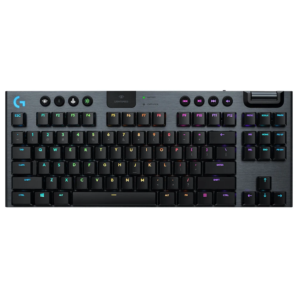 Logitech G915 TKL LIGHTSPEED Wireless Gaming Keyboard Black - Low-Profile GL Tactile, LIGHTSYNC RGB, Bluetooth, US INT'L 5 Logitech G915 TKL Black detail