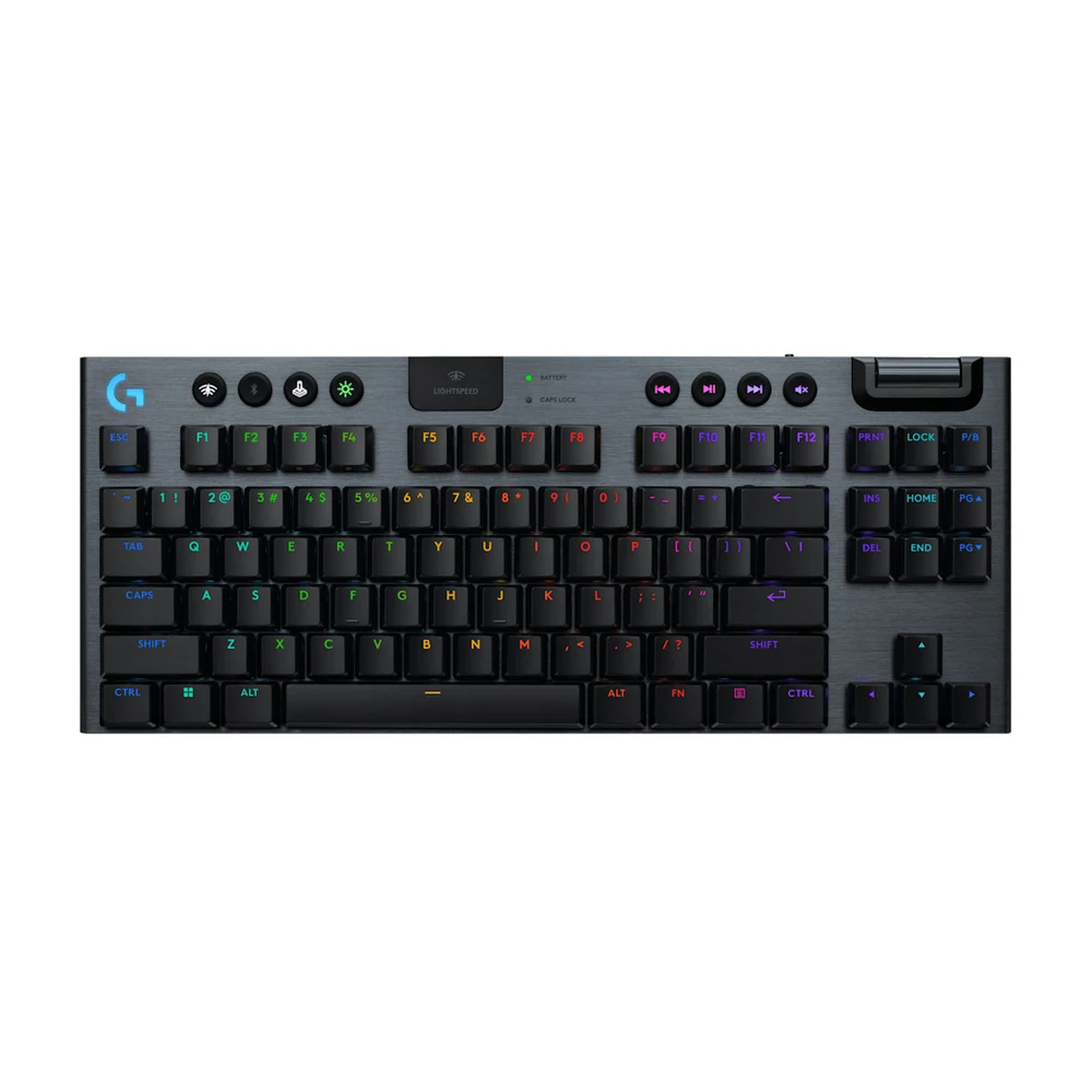 Logitech G915 X LIGHTSPEED TKL Black - Low-Profile GL Tactile, KEYCONTROL, Tri-Mode Wireless, LIGHTSYNC RGB, US INT'L 6 Logitech G915 X LIGHTSPEED TKL detail