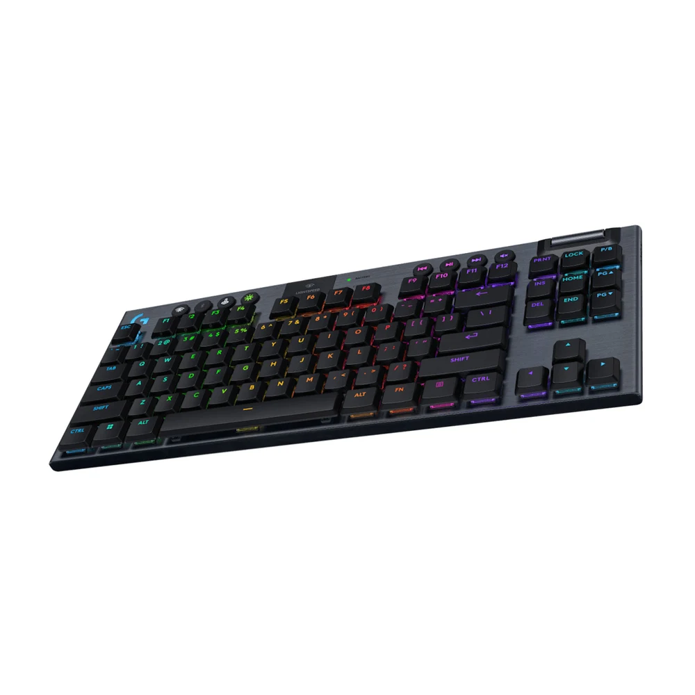 Logitech G915 X LIGHTSPEED TKL Black - Low-Profile GL Tactile, KEYCONTROL, Tri-Mode Wireless, LIGHTSYNC RGB, US INT'L 4 Logitech G915 X LIGHTSPEED TKL - official product image 3