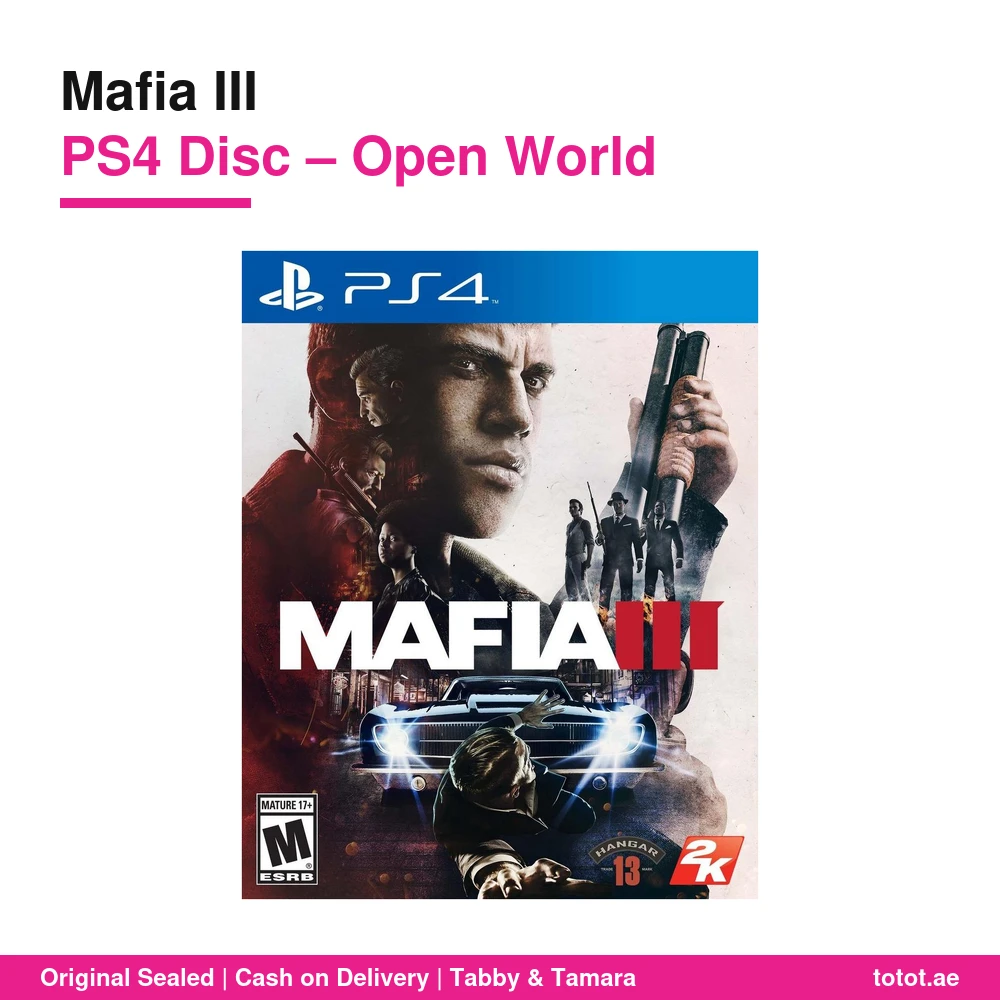 لعبة Mafia III لجهاز PS4 – عالم مفتوح في مدينة نيو بوردو عام 1968، انتقام لينكولن كلاي وبناء إمبراطورية إجرامية – قرص أصلي جديد 5 لعبة Mafia III PS4