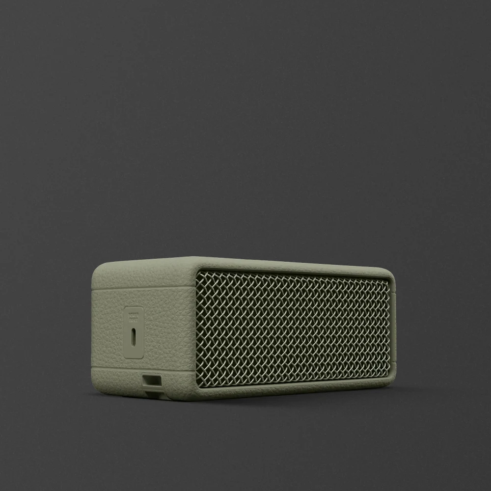 Marshall Emberton III Sage - 76W Portable Bluetooth Speaker, IP67 Waterproof, 32H Battery, True Stereophonic 5 Marshall Emberton III Sage in use