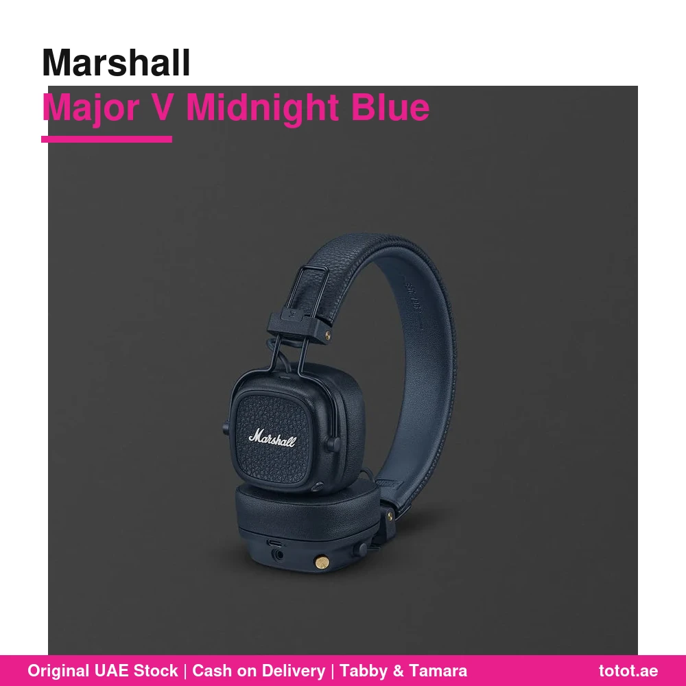 Marshall Major V Midnight Blue - official Marshall product image Marshall Major V Midnight Blue