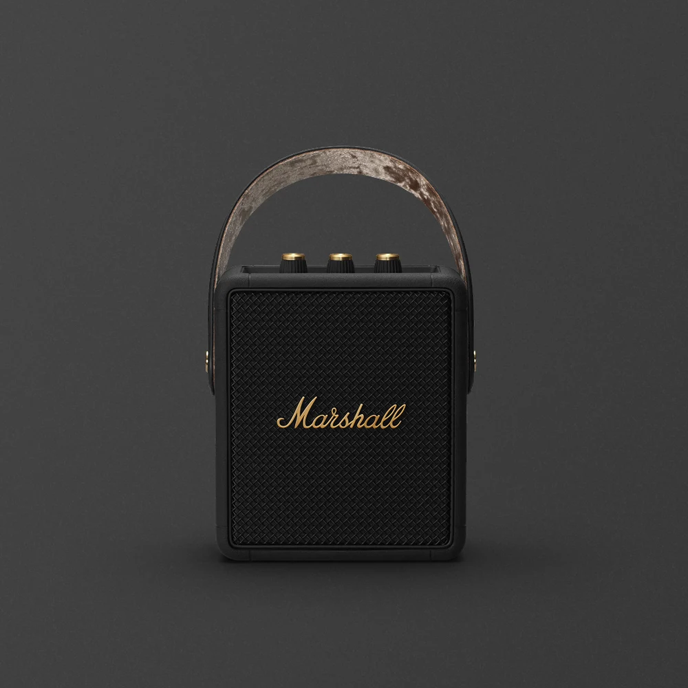 Marshall Stockwell II Black - 60W Portable Bluetooth Speaker, 40H Battery, IPX4, Bass & Treble Knobs 4 Marshall Stockwell II Black detail