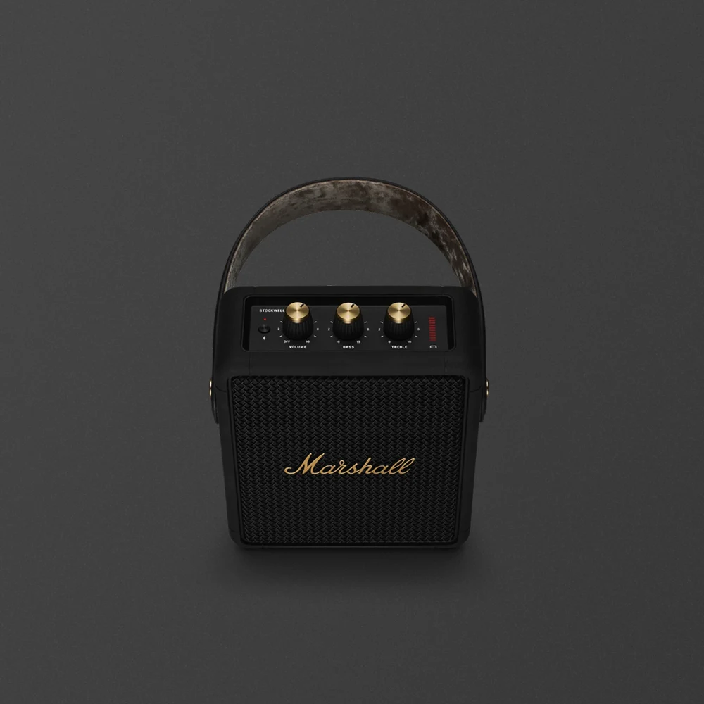 Marshall Stockwell II Black - 60W Portable Bluetooth Speaker, 40H Battery, IPX4, Bass & Treble Knobs 5 Marshall Stockwell II Black in use