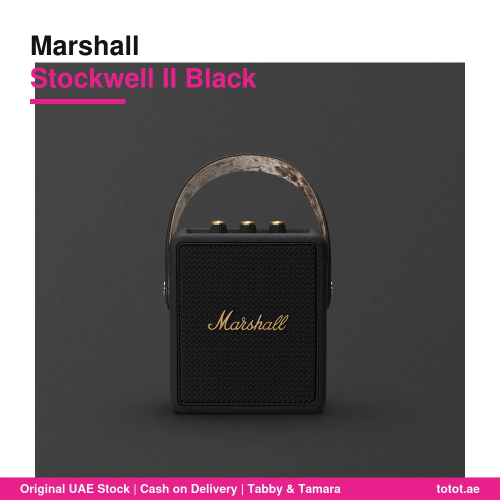 Marshall Stockwell II Black - official Marshall product image Marshall Stockwell II Black