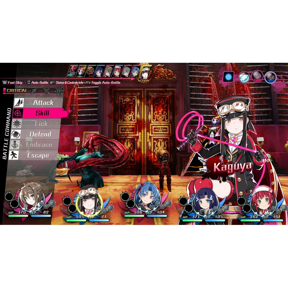 Mary Skelter Finale Switch – Day One Edition, Final Chapter of the Blood Maidens Trilogy, Turn-Based Dungeon RPG, Physical Game Card 9 Turn-based battle against a Marchen in Mary Skelter Finale