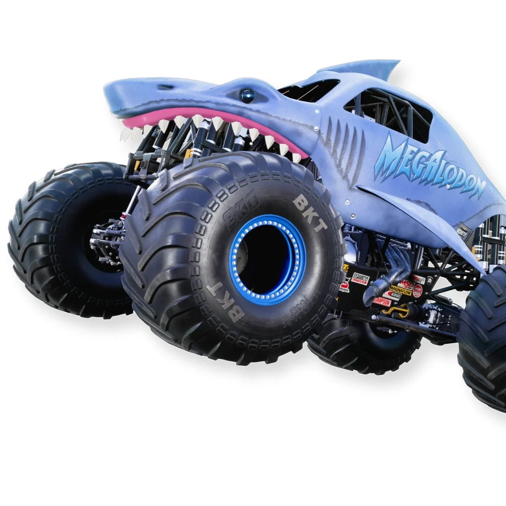 Monster Jam Showdown Switch – Real Monster Jam Trucks, Showdown Tour Career, Freestyle Stunts, Split-Screen & Online Racing, PAL Cartridge 8 Monster Jam Showdown monster truck jump
