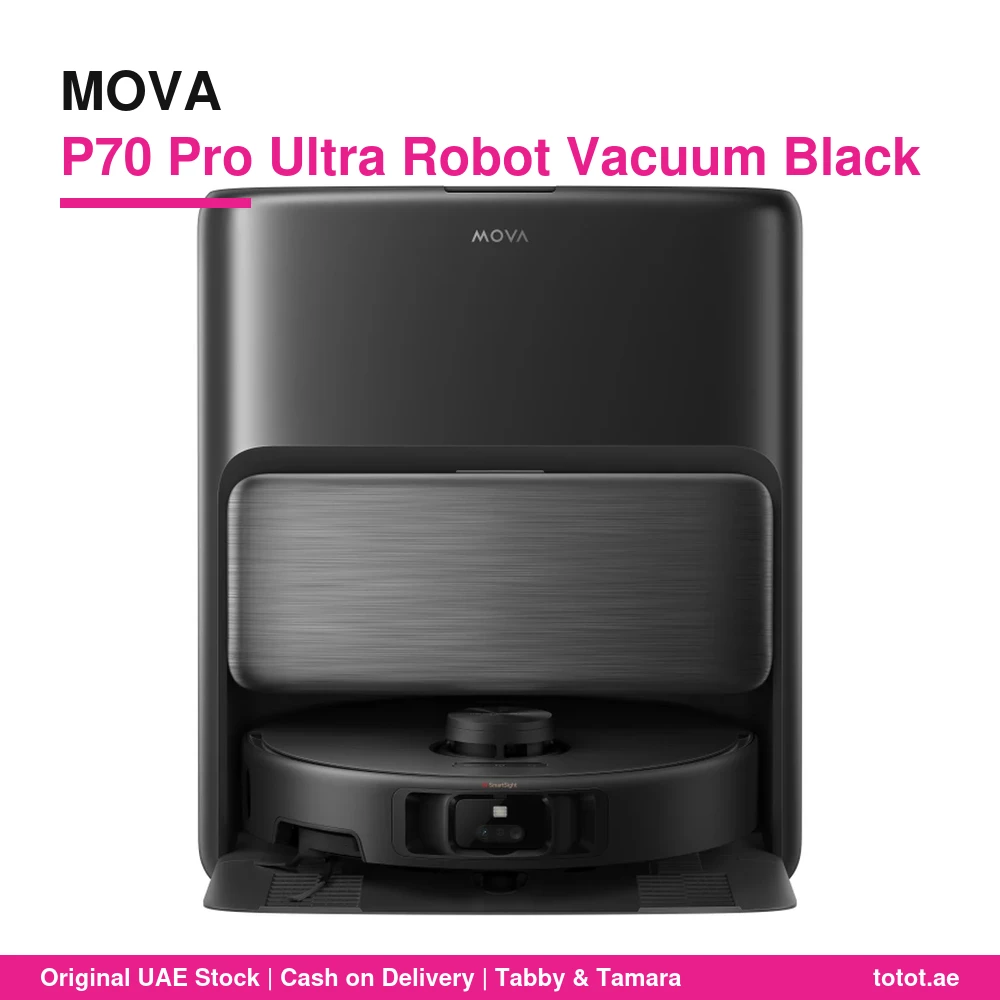 MOVA P70 Pro Ultra Robot Vacuum Black - official MOVA product image MOVA P70 Pro Ultra Robot Vacuum Black