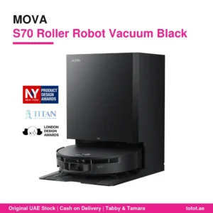 MOVA S70 Roller Robot Vacuum Black