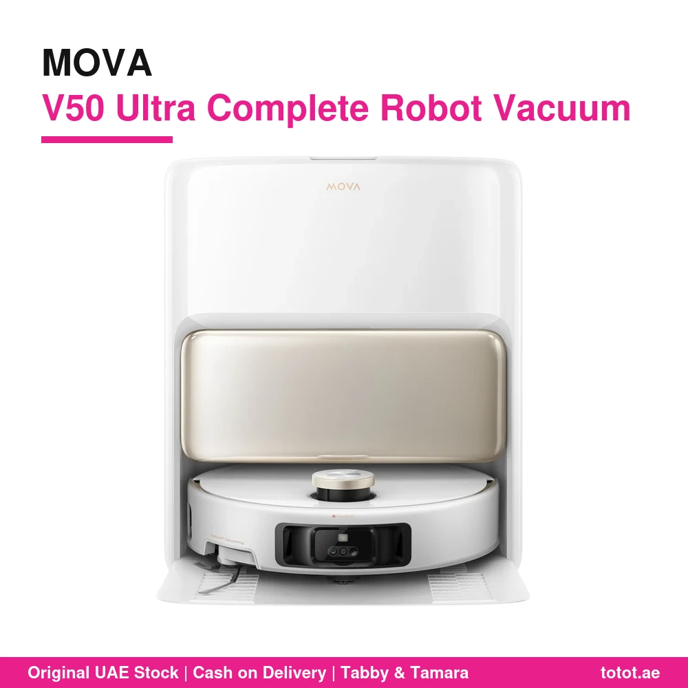 MOVA V50 Ultra Complete Robot Vacuum - official MOVA product image MOVA V50 Ultra Complete Robot Vacuum