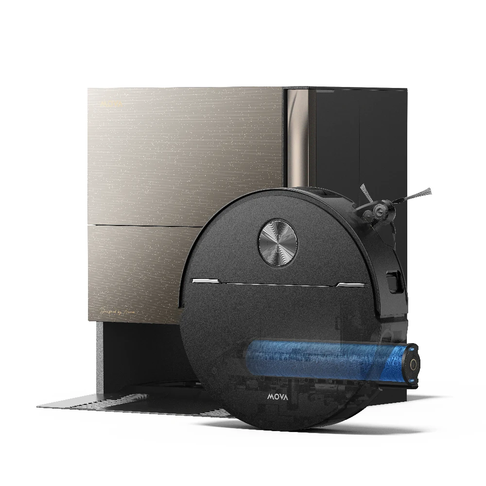 MOVA Z70 Ultra Roller Complete Robot Vacuum - 36,000Pa, HydroForce 2.0 Roller, 9cm StepMaster, AutoShield, EU Version 6 MOVA Z70 Ultra Roller Complete Robot Vacuum in use
