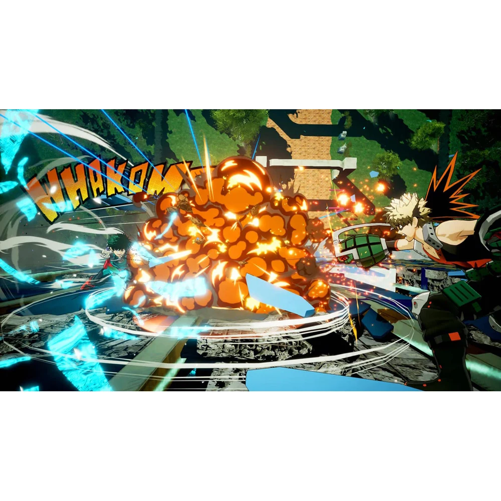 My Hero One's Justice Switch – 3D Quirk Arena Fighter, Heroes & Villains Story, Sidekick Teams, Online Battles, US Cartridge Edition 10 My Hero One's Justice Switch back of box