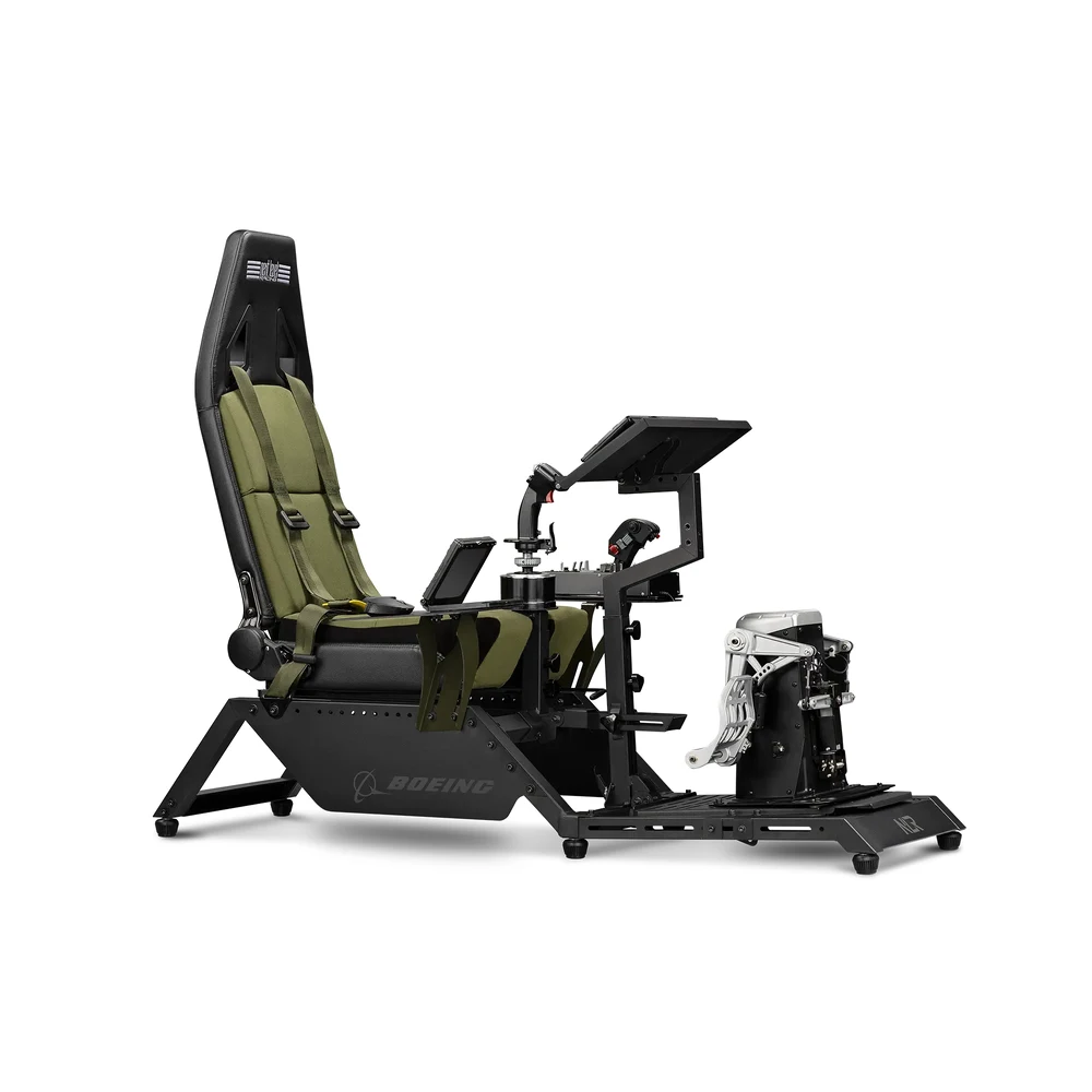 Next Level Racing Flight Simulator Boeing Military Edition Cockpit - NLR-S028, Reclining Seat, Centre Stick Mount, Keyboard Tray, 150 kg 5 Flight Simulator Boeing Military Edition - official product image 4
