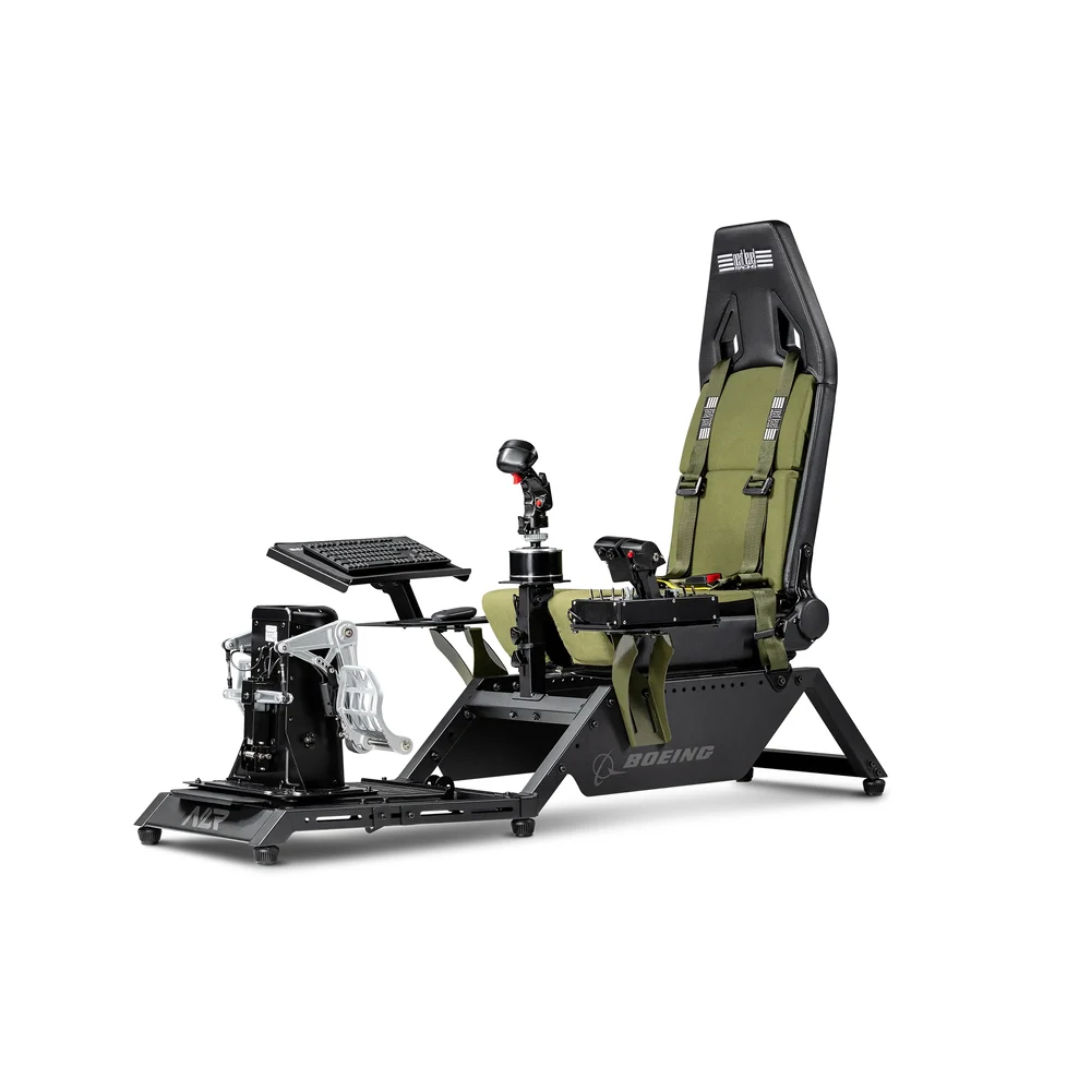 Next Level Racing Flight Simulator Boeing Military Edition Cockpit - NLR-S028, Reclining Seat, Centre Stick Mount, Keyboard Tray, 150 kg 6 Flight Simulator Boeing Military Edition - official product image 5
