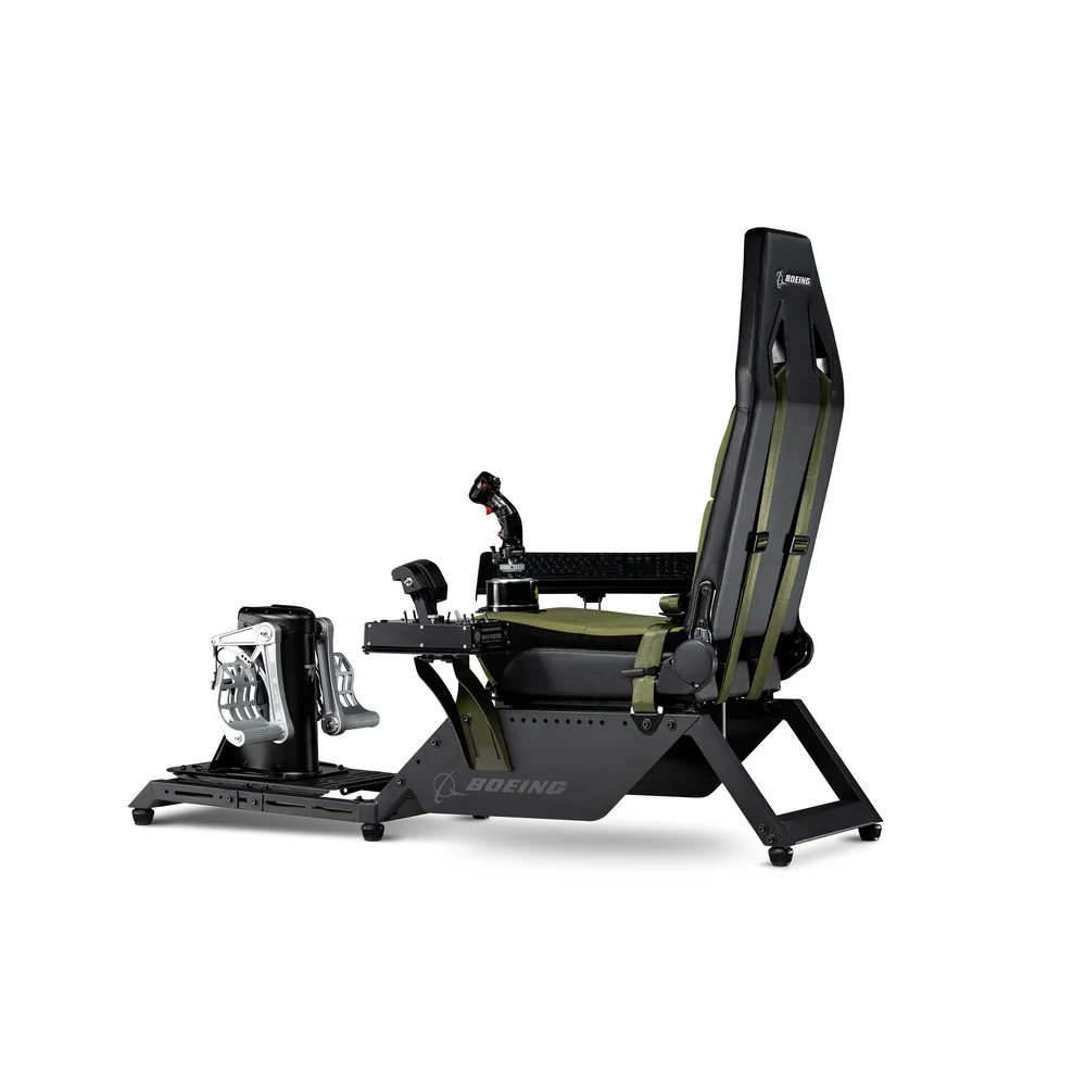Next Level Racing Flight Simulator Boeing Military Edition Cockpit - NLR-S028, Reclining Seat, Centre Stick Mount, Keyboard Tray, 150 kg 7 Flight Simulator Boeing Military Edition - official product image 6
