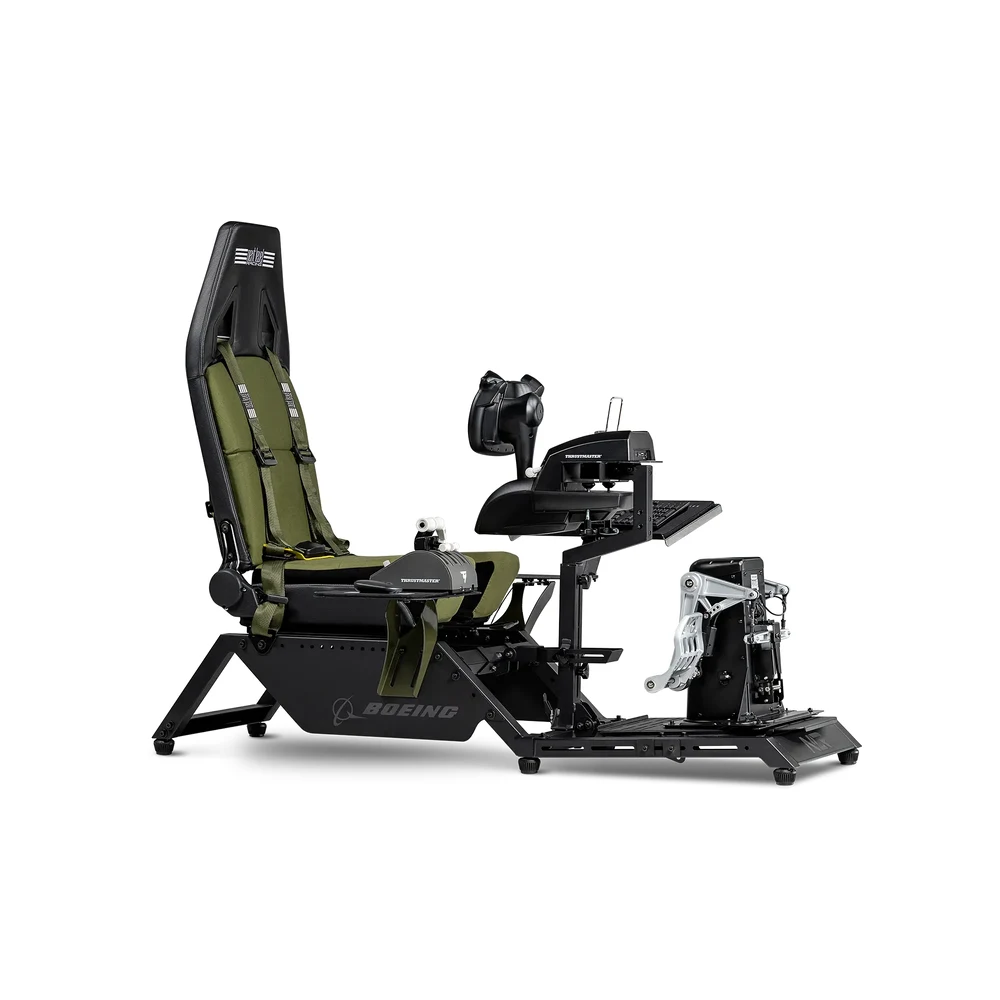 Next Level Racing Flight Simulator Boeing Military Edition Cockpit - NLR-S028, Reclining Seat, Centre Stick Mount, Keyboard Tray, 150 kg 8 Flight Simulator Boeing Military Edition - official product image 7
