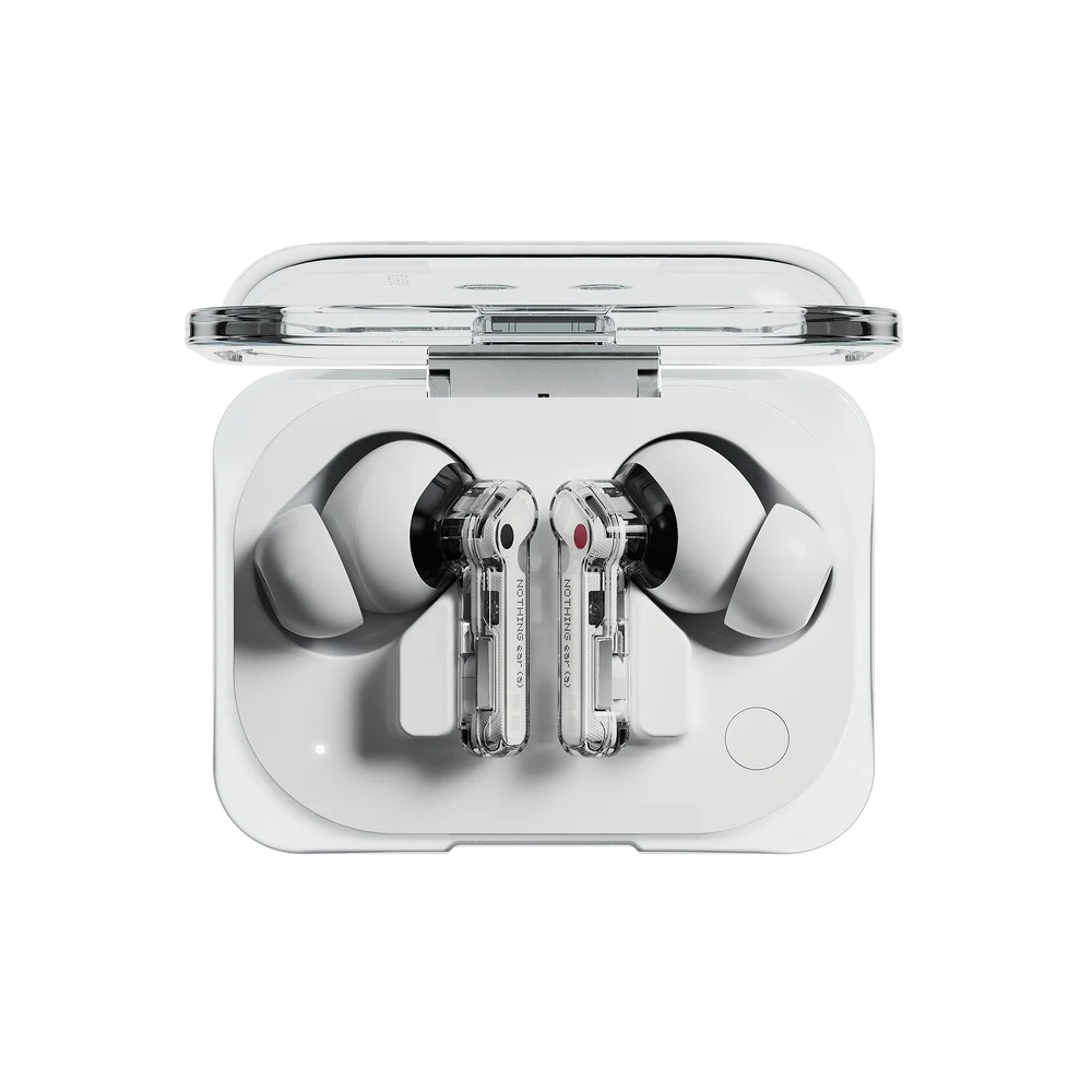 Nothing Ear (a) White - True Wireless Earbuds, 45dB Adaptive ANC, Hi-Res LDAC, 42.5H Total Battery 4 Nothing Ear (a) White detail
