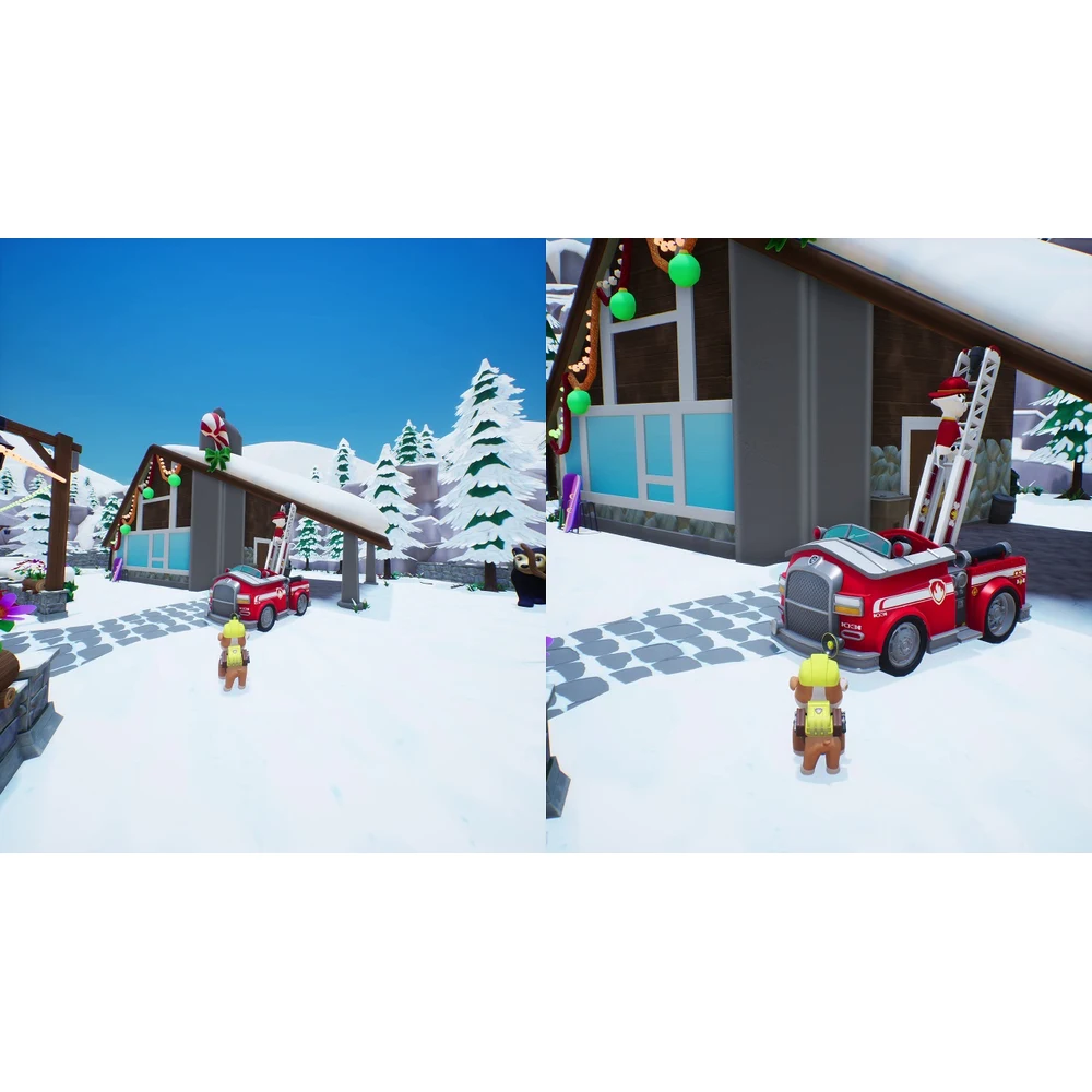 PAW Patrol World Switch – Open-World 3D Adventure, 8 Playable Pups, 2-Player Split-Screen Co-op, 4 Explorable Areas, US Edition 7 Pups exploring Adventure Bay in PAW Patrol World Switch