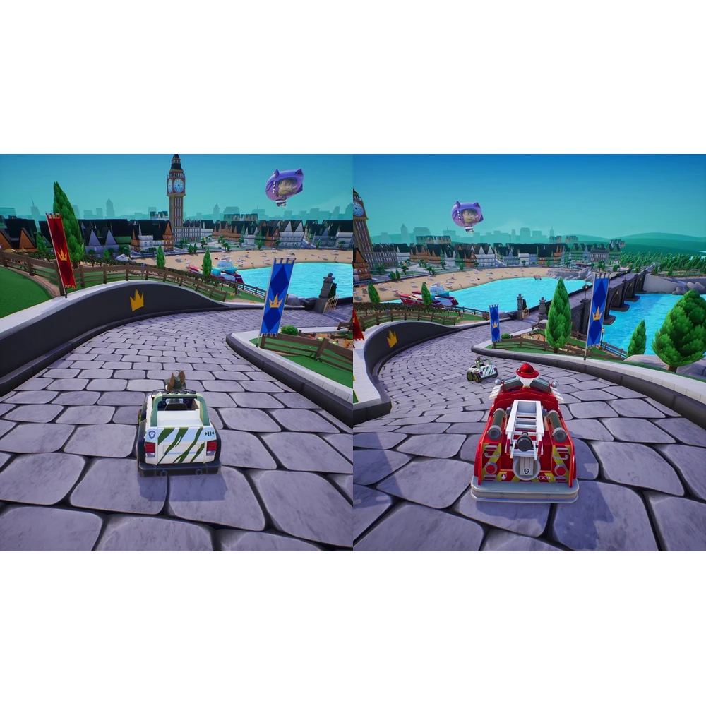 PAW Patrol World Switch – Open-World 3D Adventure, 8 Playable Pups, 2-Player Split-Screen Co-op, 4 Explorable Areas, US Edition 9 Split-screen co-op in PAW Patrol World