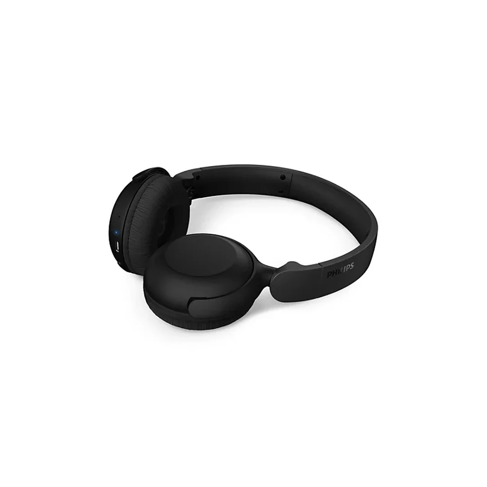 سماعات Philips TAH2209 Black – سماعات على الأذن خفيفة بوزن 141 غراماً، حتى 25 ساعة، جهير Dynamic Bass، بلوتوث 5.4 متعدد الأجهزة، وضع تأخير منخفض للفيديو 10 سماعات Philips TAH2209 Black من زاوية أخرى