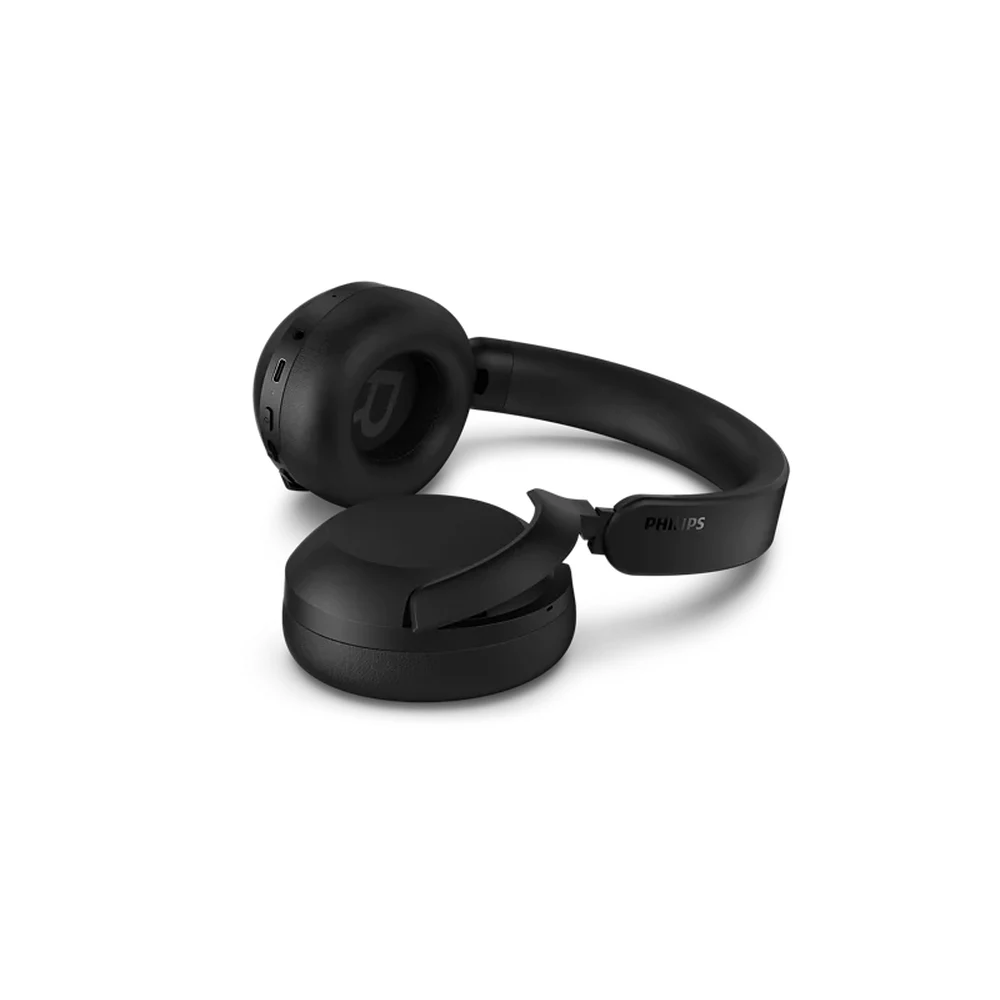 سماعات Philips TAH8000 Black – عزل ضوضاء تكيفي ANC Pro+، حتى 70 ساعة تشغيل، ترميز LDAC وLC3 عالي الدقة، بلوتوث 5.4 متعدد الأجهزة، حقيبة سفر صلبة 9 سماعات Philips TAH8000 Black من زاوية أخرى