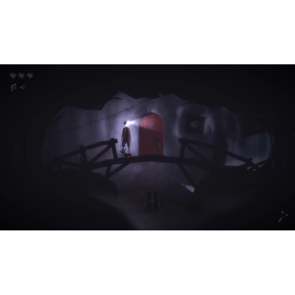 Pinstripe Switch – Hand-Drawn Dark Adventure Through Hell, Slingshot Puzzles, Original Score by Thomas Brush, PEGI 12 EU Edition 7 Teddy in the frozen afterlife in Pinstripe Switch