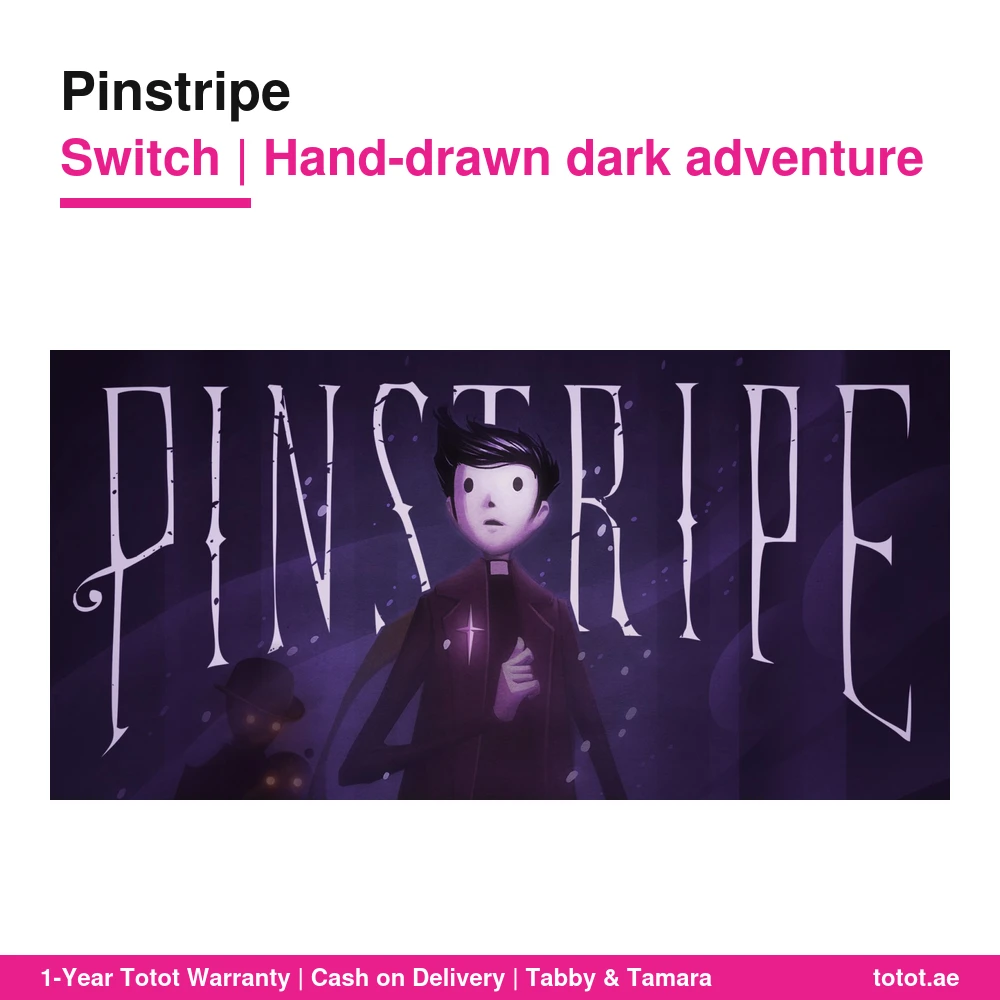 Pinstripe Switch – Hand-Drawn Dark Adventure Through Hell, Slingshot Puzzles, Original Score by Thomas Brush, PEGI 12 EU Edition 1 Pinstripe Switch