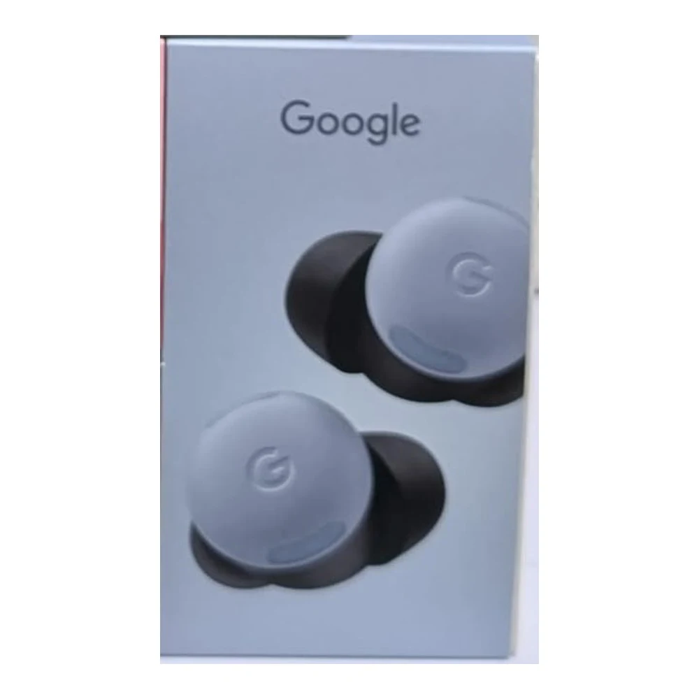 سماعات Google Pixel Buds Pro 2 Moonstone – أزرق رمادي، إلغاء ضوضاء Tensor A1، تخفيف نشط للضغط داخل الأذن، حتى 30 ساعة مع العلبة، Find Hub 6 سماعات Pixel Buds Pro 2 Moonstone داخل العلبة