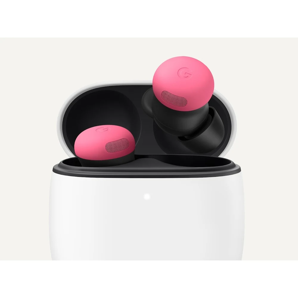 سماعات Google Pixel Buds Pro 2 Peony – وردي زاهٍ، Clear Calling بثلاثة ميكروفونات في كل سماعة، Gemini Live، حتى 48 ساعة مع العلبة دون إلغاء الضوضاء 9 سماعات Pixel Buds Pro 2 Peony في الأذن