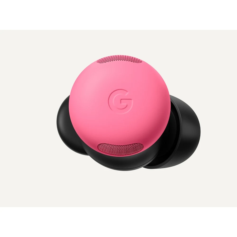 سماعات Google Pixel Buds Pro 2 Peony – وردي زاهٍ، Clear Calling بثلاثة ميكروفونات في كل سماعة، Gemini Live، حتى 48 ساعة مع العلبة دون إلغاء الضوضاء 11 سماعات Pixel Buds Pro 2 Peony