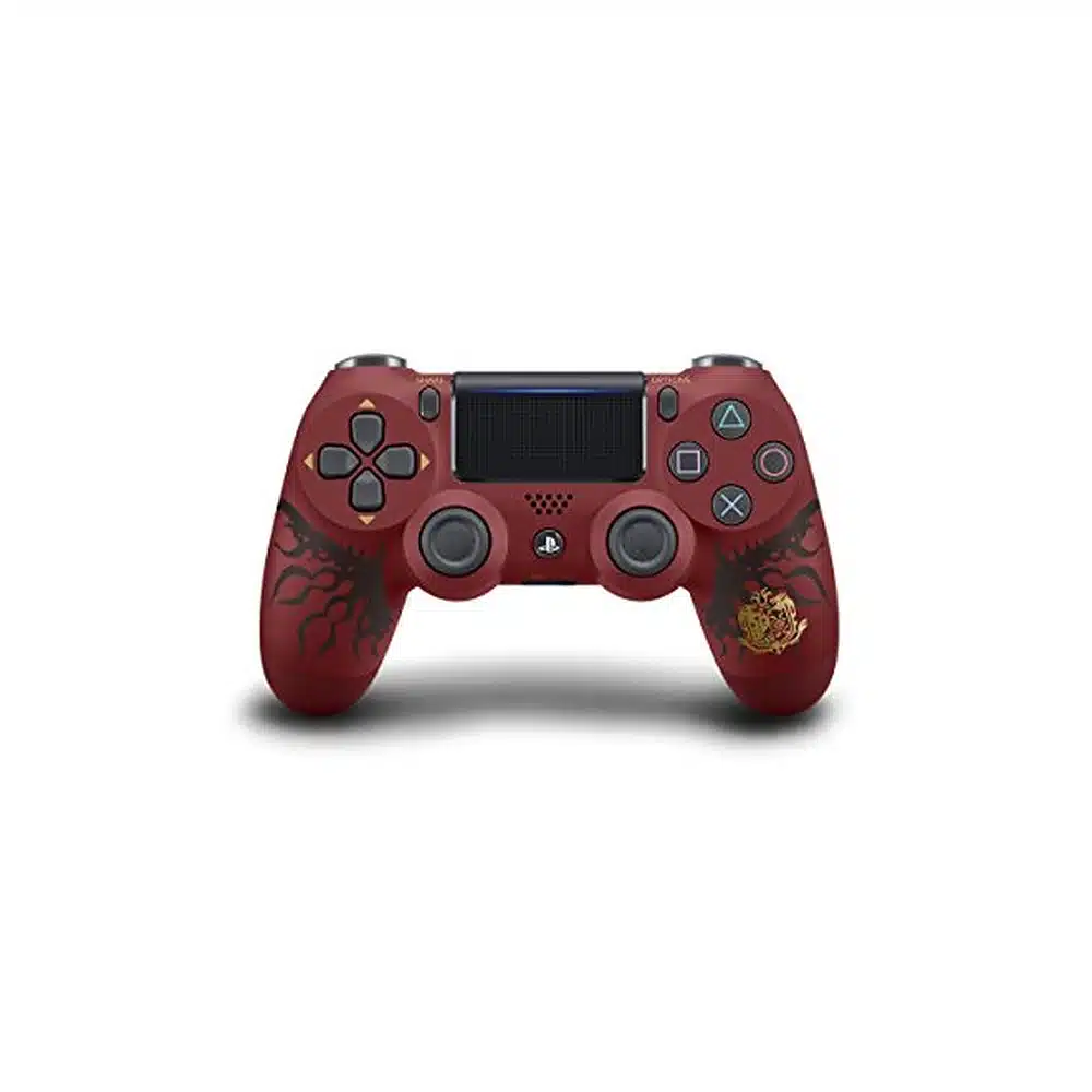 Sony PlayStation 4 Pro 1TB Monster Hunter World Liolaeus Edition - Japan Limited Edition, Rathalos Design, 4K HDR 7 PS4 Pro Monster Hunter World Liolaeus Edition in use