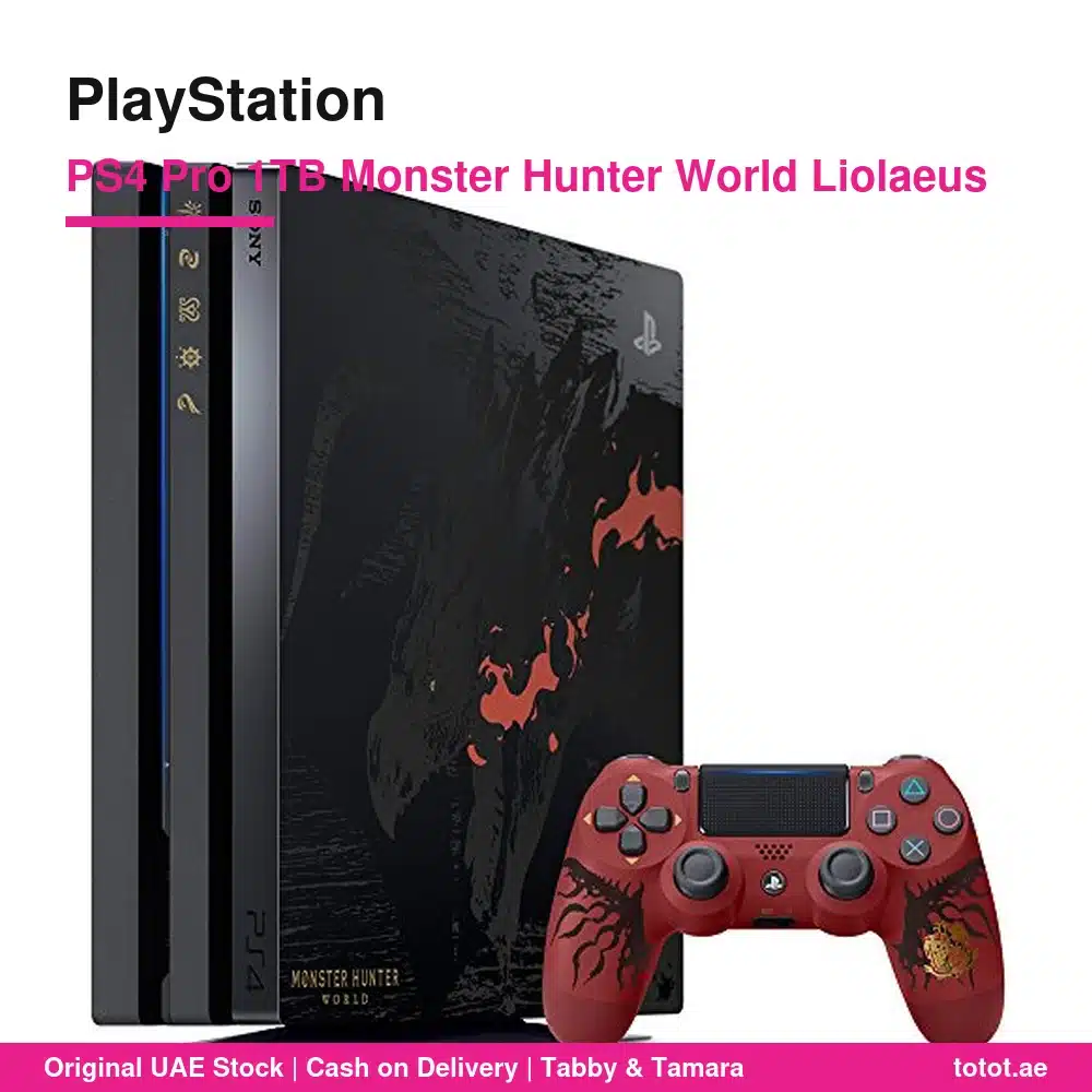 PS4 Pro Monster Hunter World Liolaeus Edition - official Sony product image PS4 Pro Monster Hunter World Liolaeus Edition