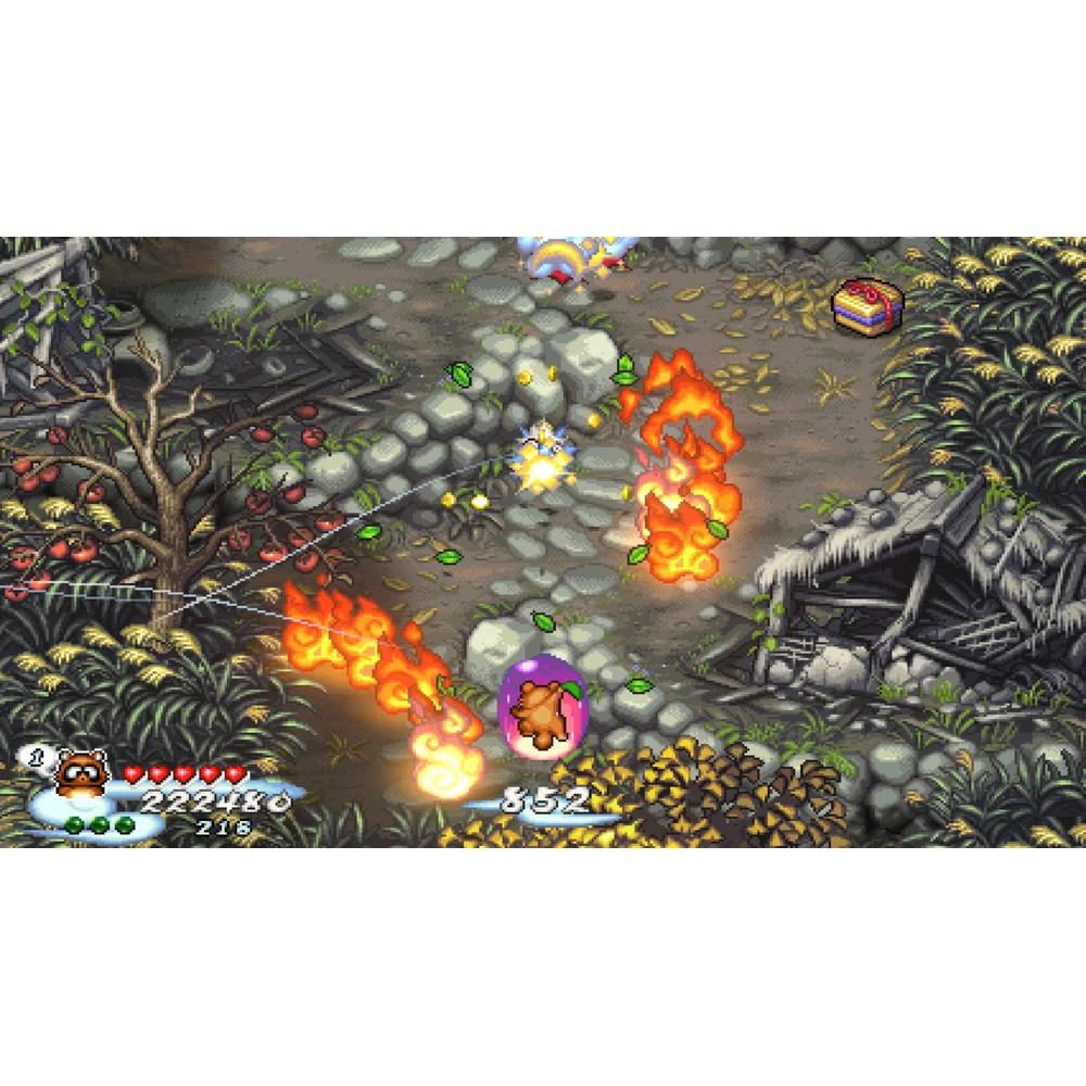 Pocky & Rocky Reshrined PS4 – 16-Bit Style Top-Down Shooter, 8 Stages, 5 Playable Characters, 2-Player Local Co-op – Retail Disc 5 Pocky & Rocky Reshrined PS4 - official product image 4