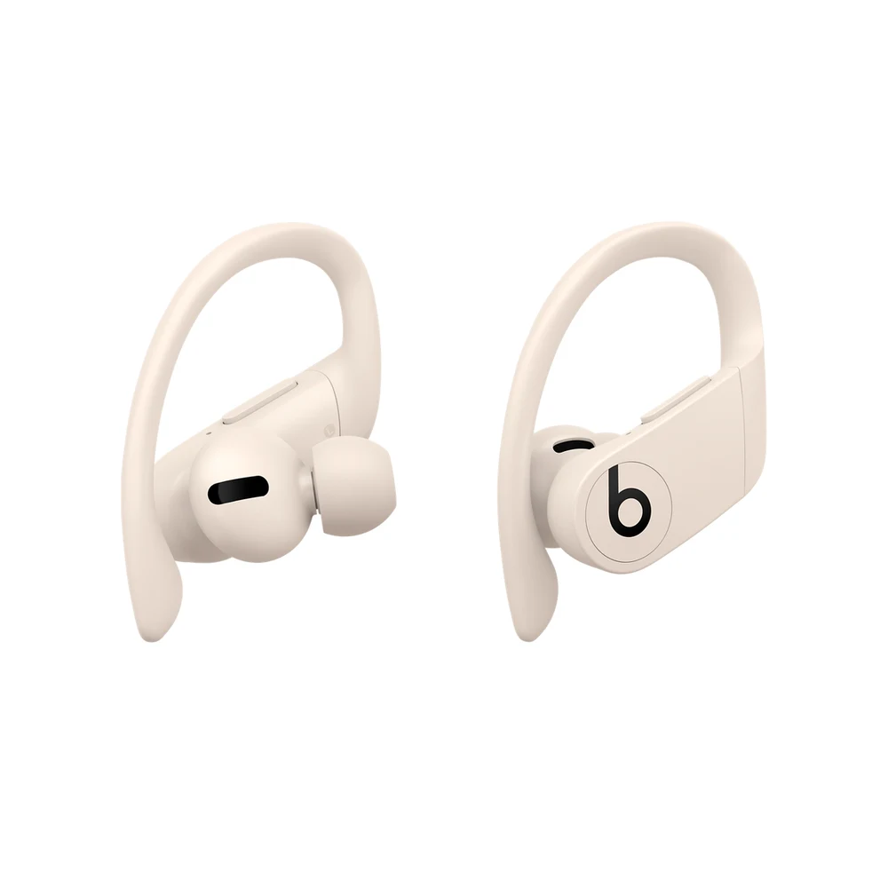 سماعة Beats Powerbeats Pro اللاسلكية بالكامل باللون العاجي Ivory (الجيل الأول) – شريحة Apple H1، حتى 9 ساعات، خطافات أذن قابلة للضبط، مقاومة للعرق والماء، علبة Lightning 8 سماعة Powerbeats Pro العاجية بالتفصيل