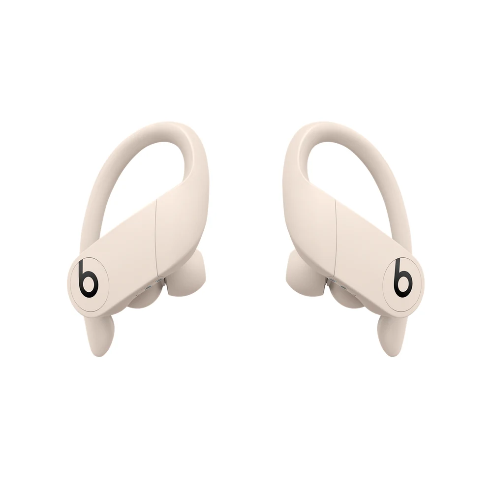 سماعة Beats Powerbeats Pro اللاسلكية بالكامل باللون العاجي Ivory (الجيل الأول) – شريحة Apple H1، حتى 9 ساعات، خطافات أذن قابلة للضبط، مقاومة للعرق والماء، علبة Lightning 9 سماعة Powerbeats Pro العاجية