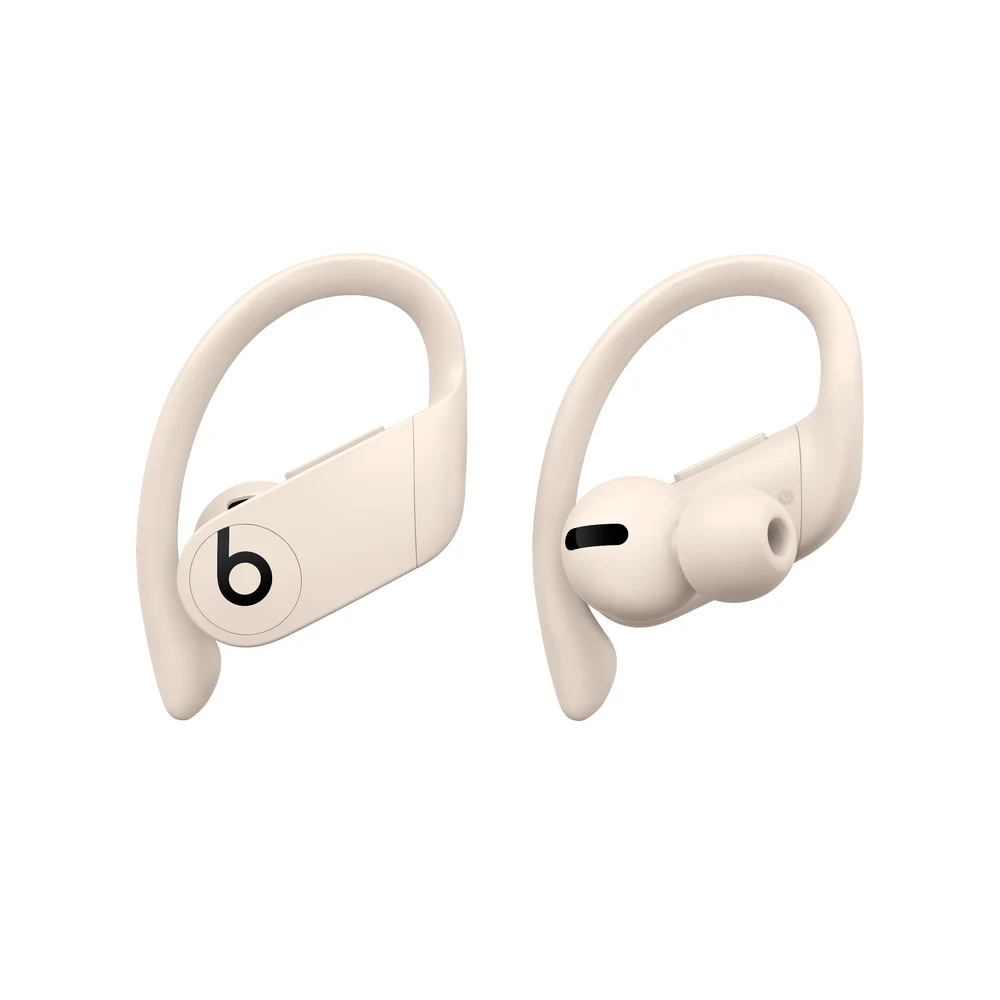 سماعة Beats Powerbeats Pro اللاسلكية بالكامل باللون العاجي Ivory (الجيل الأول) – شريحة Apple H1، حتى 9 ساعات، خطافات أذن قابلة للضبط، مقاومة للعرق والماء، علبة Lightning 10 سماعة Powerbeats Pro العاجية